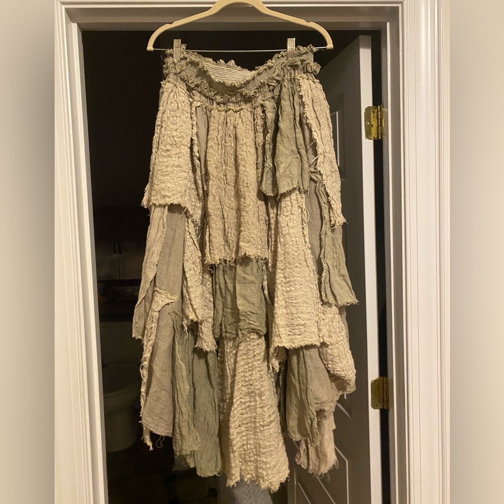 Magnolia Pearl green angel love skirt